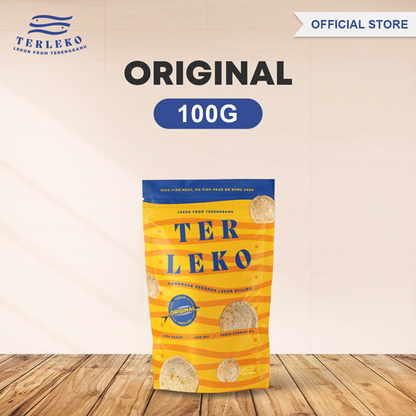 [CNY DEAL] Terleko's Keropok Lekor Syiling - 100G X 4PKTS (Original)