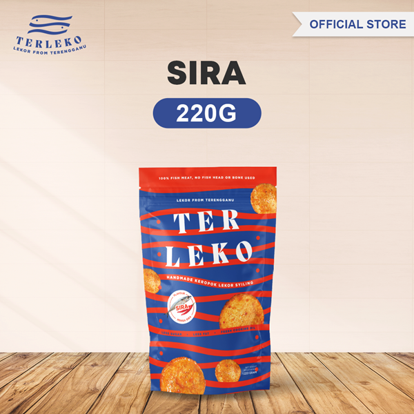 [Buatan Terengganu] Terleko's Keropok Lekor Syiling - 220G (Sira)