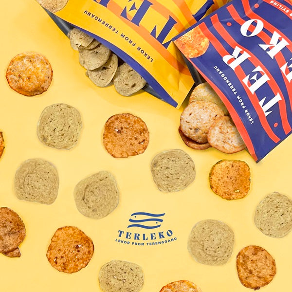 [CNY DEAL] Terleko's Keropok Lekor Syiling - 100G X 4PKTS (Original)